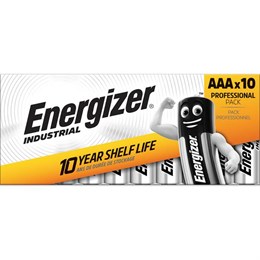 Batteri Energizer Industrial Alkaliskt AAA 10-pack