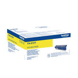 TN-910Y Brother Yellow Toner Cartridge ca 9000 sidor