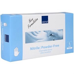 Handske Nitril Ultra-Sensitive puderfri L 100 st/fp