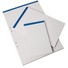 Perforerat block A4 100bl Linjerat