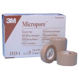 Micropore Tejp 2,5cmx9,14m 12