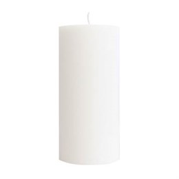 Blockljus 13x6cm Vit 6/Fp