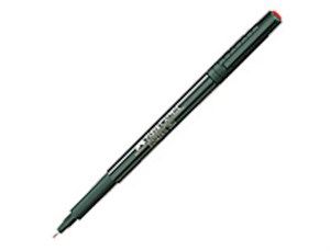 Fiberpenna Faber 1511 0,4 Röd