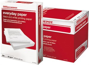 Papper Everyday Xpressbox 80g A4H 2500/fp Hålat