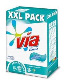 Tvättmedel Via Professional White Sensitive Pulver 8,32 Kg