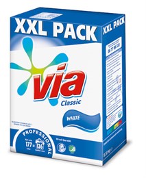 Tvättmedel Via Professional Classic White Pulver 8,32 Kg