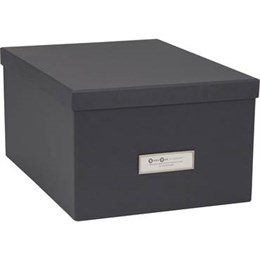 Förvaringsbox Gustav grå