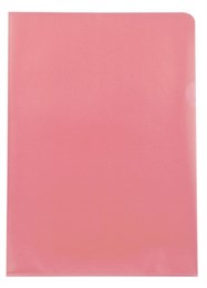 Plastmapp A4, Präglad 0,12 Röd 25st/Fp