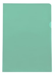 Plastmapp A4, Präglad 0,12 Grön 25st/Fp