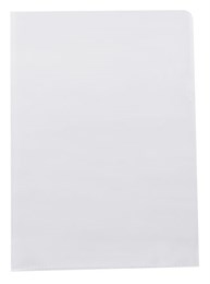 Plastmapp A4, Präglad 0,12 Transparent 25st/Fp