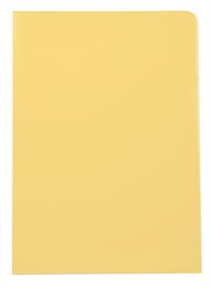Plastmapp A4, Präglad 0,12 Gul 100st/fp