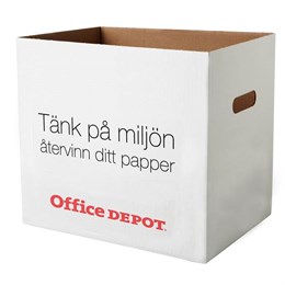 Returlåda för återvinningspapper
