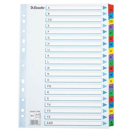 Pärmregister Esselte Mylar A4 A-Ö