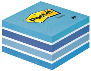 Post-it Kub 76x76mm Blå
