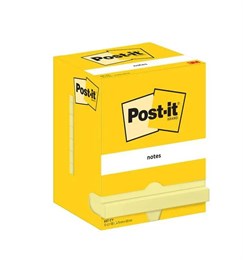 Post-it 657 102 x 76 mm gul 12 st/fp