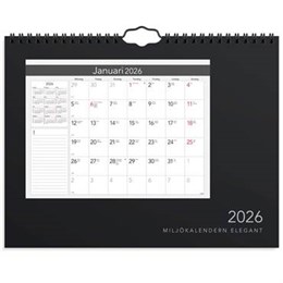 Väggkalender Miljökalendern Elegant