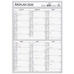 Väggkalender Årsplan