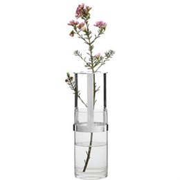 Hold vase liten silver