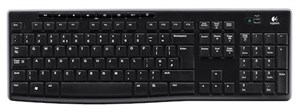 Tangentbord Logitech K270 Svart