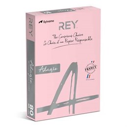 Kopieringspapper Rey Adagio A4 160g Pink 500/pkt