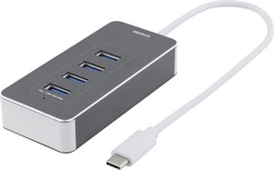 Hubb USB-C till 4xUSB-A 3.1 5GGbps 0.9A