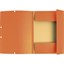 Snoddmapp A4 3-klaff orange