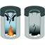 Papperskorg SAFE 30 liter svart