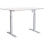 Elskrivbord höj- och sänkbart enmotorig vit/vit 1600 x 800 mm