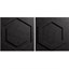 Ljudabsorbent Edge 2-pack svart
