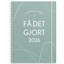 Kalender Få det gjort grön A5