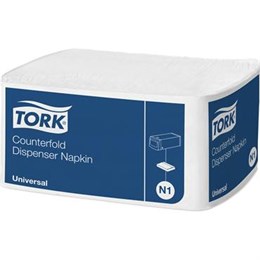 Dispenserservett Tork N1 33x30cm 1-lag, 7200 st