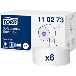 Tork Jumbo Premium Toalettpapper, T1 6x360m/fp