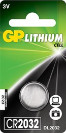 Batteri GP Lithium CR 2032