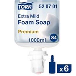 Tvål skum Tork Premium X-mild S4 1 liter