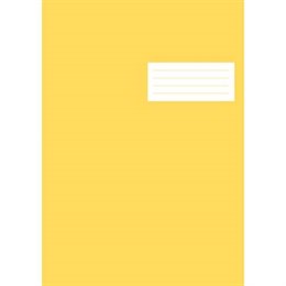 Skrivhäfte A4 blank gul