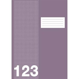 Räknehäfte A4 5x5mm violett