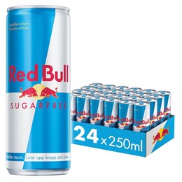 Energidryck Red Bull Sugarfree 25 cl inkl. pant