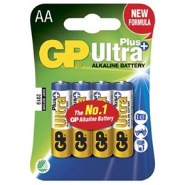 Batteri GP Ultra Plus AA 4 st/fp