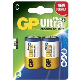 Batteri GP Ultra Plus C 2st/fp