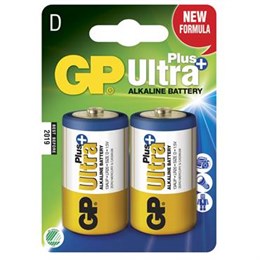 Batteri GP Ultra Plus D 2st/fp