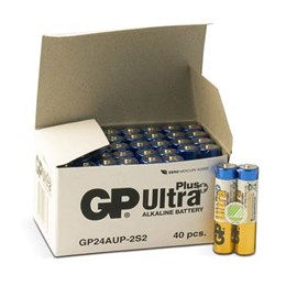 Batteri GP Ultra Plus AAA 40st/fp