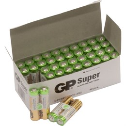 Batteri GP Super AA/LR06 40/fp