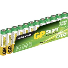 Batteri GP Super AAA/LR03 12/FP