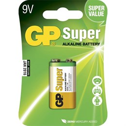 Batteri GP Super 9V 1st/FP
