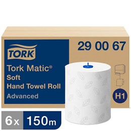Tork Matic Advanced Handduk på rulle, H1 6x150 m