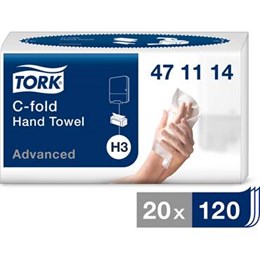 Tork C-fold Advance H3 Handduk 2400st/fp