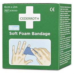 Cederroth Soft Foam Bandage Blue
