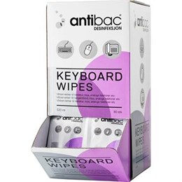 Antibac Keyboard Wipes, 80 st
