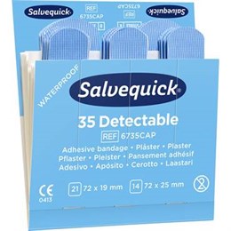 Salvequick Blue D 6x35st/Fp 6735CAP