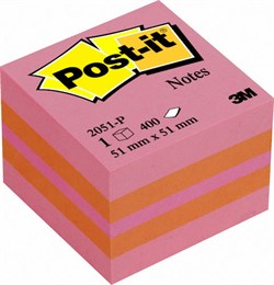 Post-it Minikub 51x51mm Pink